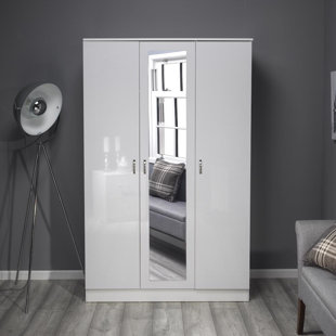 White tall deals armoire